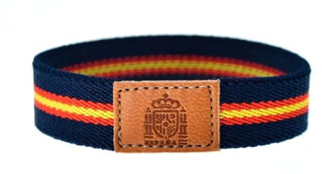 BDM Pulsera på Spaniens bandera med vår nautica, 15 centimeters, Läder, bdm