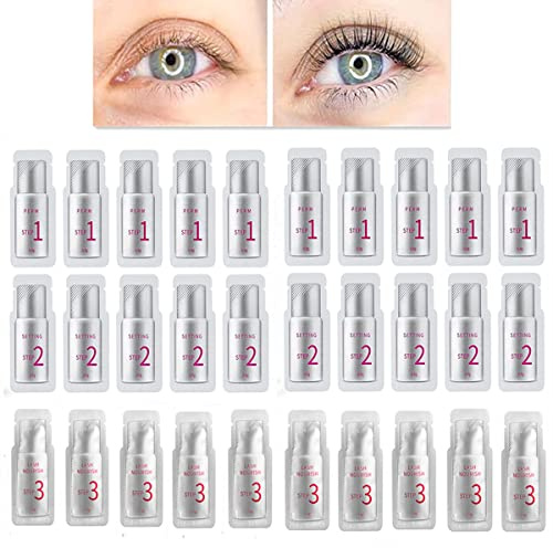 Wimpernlifting-Serum-Set, Perming Lotion Lifting-Creme Wimpern Dauerwelle Feuchtigkeitsserum, Semipermanentes Wimpernlifting Lash Curl beibehalten Wimpernlifting-Lotionen