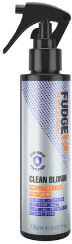 Fudge Professional Clean Blonde Pre-toning Primer, Pre-Toning Prep, Birghter, Lighter Blonde Results, 150 ml