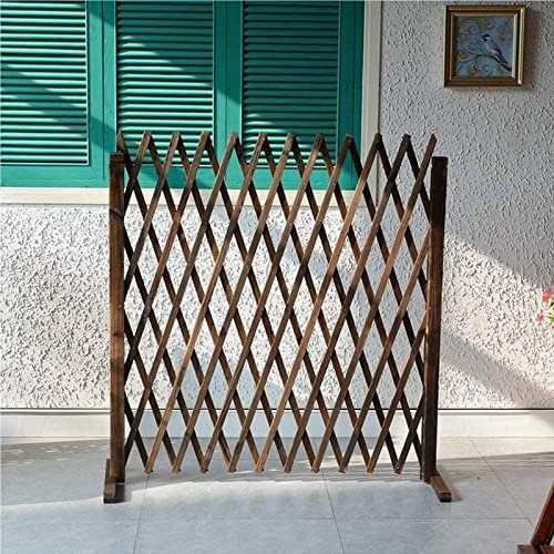 Palissade en Bois Bordure De Jardin Flexible - Clôture Télescopique pour Animaux De Compagnie, Cadre d'escalade pour Plantes De Jardin Extérieur, Clôture Décorative Intérieure (Size : 120 * 70cm)