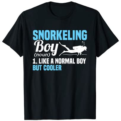 Herren Schnorchel Boy Noun Definition Taucher Taucher Schnorchel T-Shirt