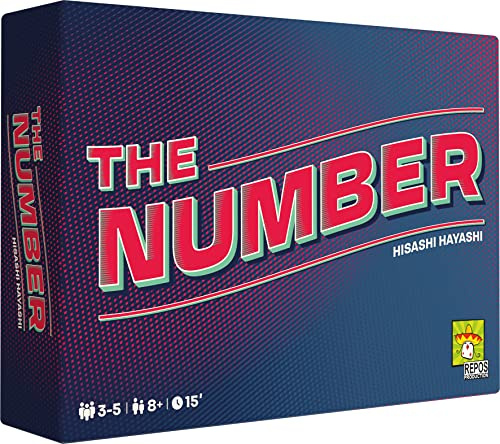 ASMODEE | The Number | FR | Kartenspiel | Produktionszeit | 2 bis 5 Spieler | Gesellschaftsspiel | Für die ganze Familie | 8+ | 10 Minuten |