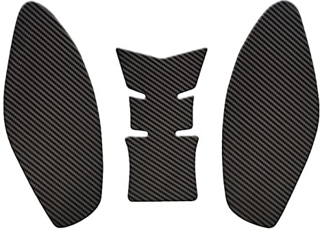 OMELUS Tankschutz Für Aprilia RS660 RS 660 Motorrad Heizöl Tank Pad Schutz Aufkleber Seiten Knie Grip Decals Pads (Color : Nero)