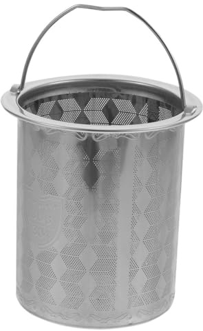 CIYODO Stainless Steel Tea Strainer Mesh Filter Insert for Loose Leaf Tea Pot Replacement Infuser Compact Size Metal Filter