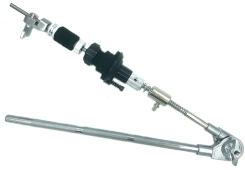 TUOREN Beckenständer Arm Befestigung Kompatibel mit Geschlossenem Hi-Hat Galgenarm Geschlossener Hi-Hat Halter Mount Befestigung für Beckenständer Schlagzeug Set Percussion Instrumente Hardware