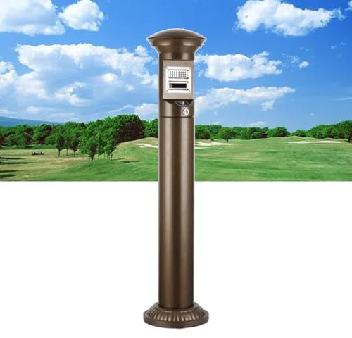 Porta bidoni della Spazzatura da Esterno Contenitori per rifiuti, da Pavimento in Frassino Porta bidoni della Spazzatura da Esterno Contenitori per rifiuti Posacenere da Esterno Senza Fumo