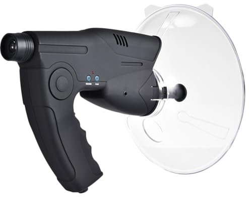 Microfono Direzionale Parabolico - Strumenti Da Campeggio Monoculari X8 Volte Per L'udito A Lunga Distanza,Monoculari Per Birdwatching Per Collezionisti Di Suoni Della Fauna Selvatica Per Bambini