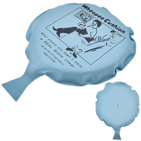2-Pack Fart Sound Cushions, Prank Whoopee Cushions for Joke, Novelty Gag Toys & Prank Props for Chair, Bed, or Couch (Random Color)