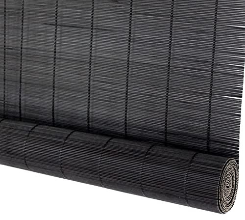 Bambusrollo, 50 x 200 cm, wasserdicht, thermisch, atmungsaktiv, natürlich, für Innen- und Außenbereich, anpassbar für Haus und Garten, 50 x 200 cm