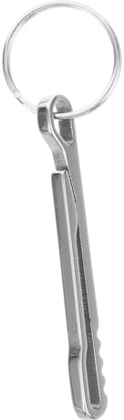 SUPVOX Clip Versátil Diseño Simple y Retro para Billetes Pequeño de Metal Inoxidable Llavero para Guardar Dinero y Tarjetas en Exteriores