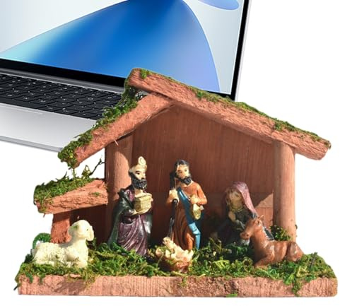 Julkrubba Religiös Julprydnad För