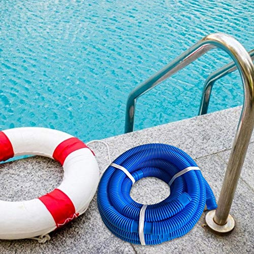 ERYUE Manguera de Piscina Flexible Resistente a los Rayos de 32 Mm para Conectar el Filtro o Cartucho, Tubería Bomba Agua con Cloro para Mantenimiento Piscinas, Tubería Agua 5 Metros Limpieza