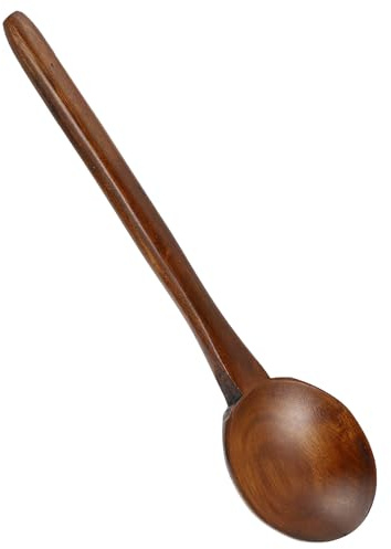 VALICLUD Cucharón de Madera para Cocina Pequeño Cuchara Sopera de Madera sin Pintura Utensilio de Cocina Adecuado para Servir y Cocinar en Hogar y Restaurante