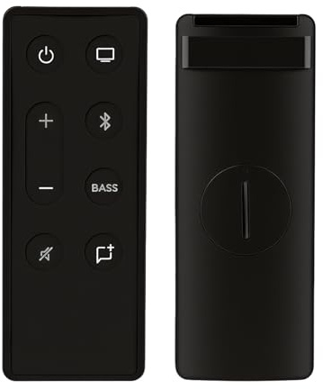 Télécommande de Remplacement Universelle pour Barre de Son TV, Compatible avec de Multiples Modèles, Contrôle du Volume et des Entrées