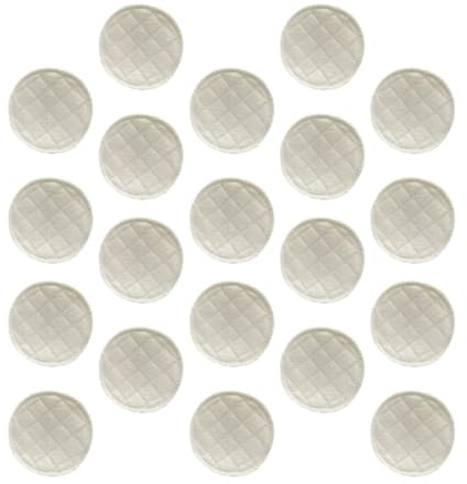 Washable Reusable Breast Pads Cotton Nursing Pads 20pcs | White Finish, Good Absorption, Breastfeeding Use, Shower Suitable, Women’s Pack