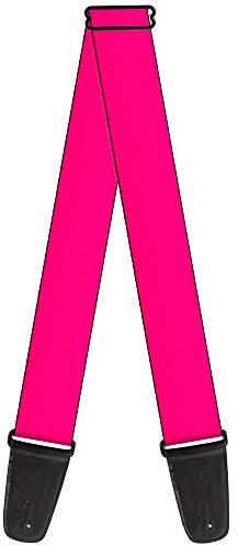 Buckle-Down GS-W31415 Gitarrengurt, Neon-Pink, 2 Wide - 29-54 Length