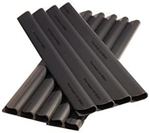 Enjoy-Quality PVC - Sichtschutzstreifen - Klemmschienen - Sichtschutz/Windschutz für Garten und Zaun - Befestigungsclips - Doppelstabmattenzaun - Anthrazit Universal