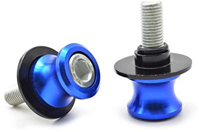 MZ-STORE 2pcs Universal CNC Ständeraufnahme M8 x 1,5 Bobbins Montageständer für GSXR 600 750 1000 GSR 600 750 S1000RR S1000R S1000XR CBR250R CBR600RR CBR900RR CBR954RR (Blau)