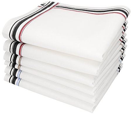 Betz Herren Stoff Taschentücher Set Leo 2 Dessin 5 100% Baumwolle Größe 40x40 cm