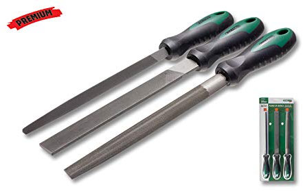 STALCO PREMIUM METALLFEILEN SET 3TLG Metallraspel Feile Raspel Metall Feilraspel