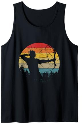 Bogenschießen Bogensport Archery Bogenschütze Zielscheibe Tank Top