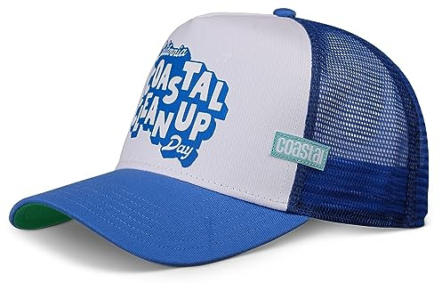 Coastal Clean Up Day White/Blue Trucker Cap
