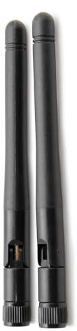 TOJOIN - Antena macho de doble banda WiFi 2.4GHz 5.35GHz 5.85GHz 3dBi SMA macho (paquete de 2) para router WiFi, tarjeta de red inalámbrica, adaptador USB, cámara IP de seguridad, monitor de