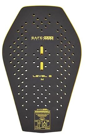 Safe-Max Rückenprotektor PR-EVO Level 2 - Flexibel & Waschbar - Leicht schwarz S