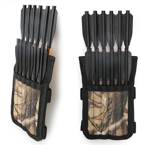 wolfman Bogenschießen Köcher Armbrust Bolzenhalter Köcher Mini Armbrust Pfeile Köcher Armschutz Pfeilhalter für Mini Armbrust