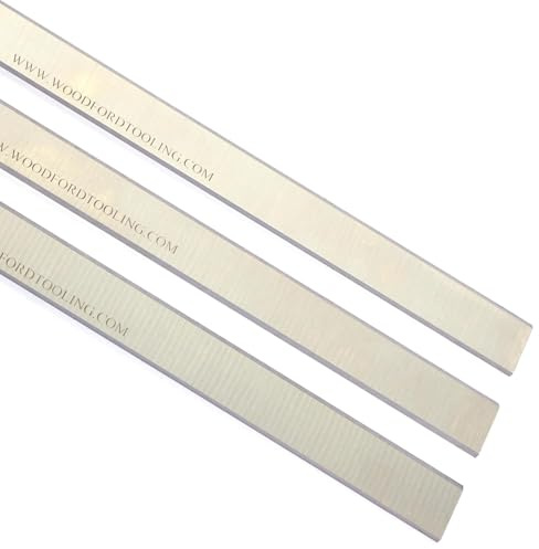3 Stück Hobelmesser 320 x 30 x 3 mm HSS Wolfram Streifenhobelmesser