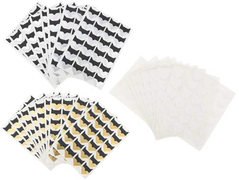 Angoily 1 Satz Selbstklebende Fotoecken Für Scrapbooks Fotoalben Und Erinnerungsbücher DIY Fotoecken in Gold Silber Und Weiß Für Kreative Projekte Und 720 Stück