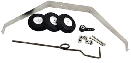 AMSLSIU Kit de Rueda de Tren Aterrizaje, Piezas Bricolaje, Modelo avión eléctrico RC, Kit Herramientas práctico y fácil, solución confiable, Rueda Tren Aterrizaje, Piezas Bricolaje