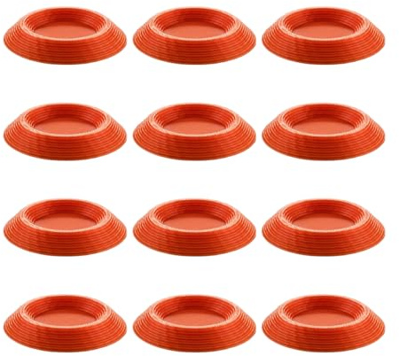 Para Cucarachas 12 Piezas Bandeja Para Alimentación Antideslizante Para | Cucarachas Plato De Alimentación Pequeño Para Colémbolos Milpiés Pequeños Animales Domésticos