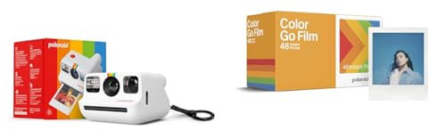 Polaroid Bundle Go Gen 2 White + Black Clip + Go Film- 48 Photos (6packs)