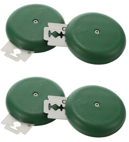 KICHOUSE Coltelli per Pane Design Ergonomico Set 4 Pezzi in Acciaio Inossidabile e Impugnatura in Plastica, Strumenti da Cucina per Pane e Dolci
