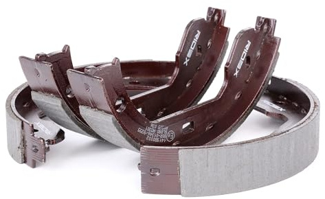 RIDEX 1419B0002 Zapatas de freno de mano Trasero sin palanca Compatible con BMW 5 Sedán E60