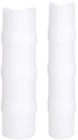 Morsetto a Scatto 50PCS Tubo per Tubo con Telaio a Serra Bianco e Kit di connettori per Morsetto a Clip per Pellicola Attrezzo da Giardino(8CM)