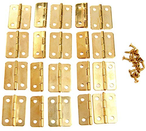 Scharnier Klappe 20 Stück Küchenschranktür Scharniere Für Schatullen Möbelzubehör Schubladenscharniere Für Schmuckschatullen Möbelbeschläge 24X18Mm