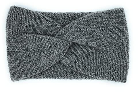gestricktes Damen Stirnband aus 50% recyceltem Kaschmir, Made in Italy
