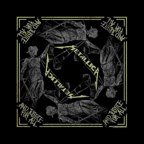 Metallica Bandana And Justice For All Band Logo Nue offiziell Schwarz