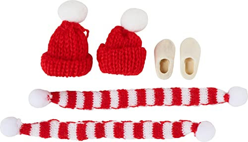 Wichtel-Set Mütze, Schal & Schuhe