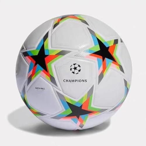 Kiehiu Liga-Calcio, Taglia Standard 5, PU Pelle, Superficie Strutturata per un Miglior Controllo, Qualità Professionale