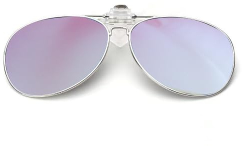 DALURN Clip para gafas daltónicas con daltonismo rojo y verde, clip polarizador circular en gafas 3D para un rendimiento y ajuste óptimos