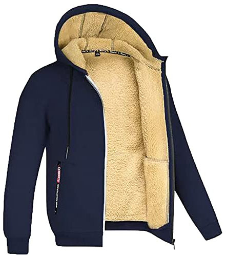 SRZYMJ Winterjacke Herren Lang Dicker Übergangsmantel Wintermantel Parka Übergangsjacke Freizeitjacke Outdoor Jacket Funktionsjacke Softshelljacke Sweatjacke Steppjacke Wollmantel Mantel Trenchcoat
