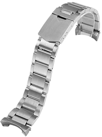 AXTGBHL Passend for Tudor Fit for Black Bay 79230 79730 Heritage Uhrenarmband, 22 mm massives Edelstahl-Armband(Silver,22mm)