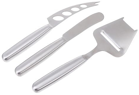 DINHEAROM 3piezas Cortadores De Queso De Acero Inoxidable Herramientas De Cocina Dedicadas Para Cortar Queso Ligero y Ergonómico Superficie Lisa y Diseño Resistente