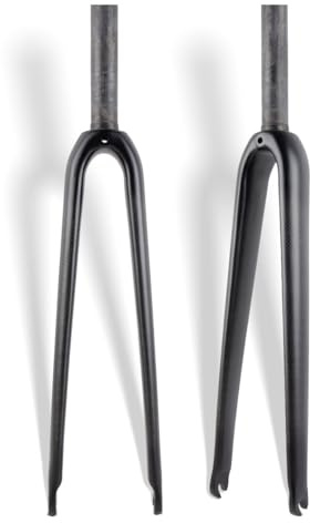 ZJHAHJY 700C Vollcarbon-Rennrad-Starrgabel 28 6 mm 1-1/8 Zoll gewindelose gerade Rohr-Vorderradgabel C-Bremse Fahrradgabel 700 25C Superleicht QR 100 mm