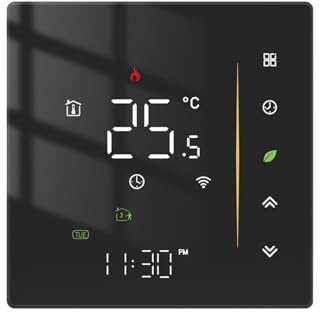 Dioche Digital Termostat Digital Smart Termostat - En Display Multifunktionell för Värmesystem, Som Erbjuder Exakt Temperaturkontroll Inom ±1℃. Det Stödjer (elektrisk golvvärme)