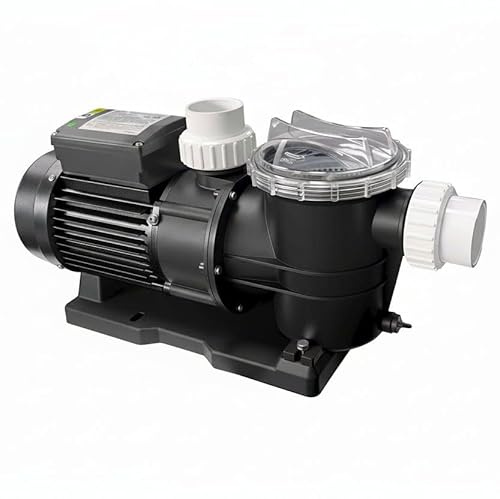 Nixpool Bomba para Piscina X 50M Filtración 12600 L/h con Cesta de Filtro Extraíble, 0.50 CV Bomba de Piscina 370 W