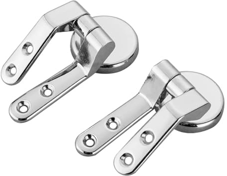 2 pezzi in lega di zinco for cerniera del sedile water, connettore montaggio for coperchio, raccordi for, parti ricambio per Tavoletta WC(6.8cm)